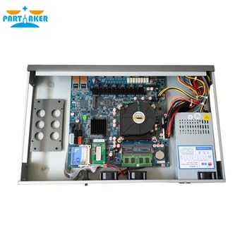 Partaker R15 Intel i5 4430 6 Ethernet Kabineto Tipas 1U Tinklo Maršrutizatorius su 2G 8G RAM SSD PFSense