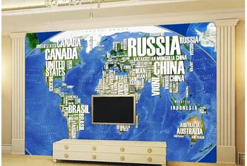 Pasaulio Žemėlapis Navigacija, Foto tapetai, pasirinktinį fono paveikslėlį TV nustatymas sienos sėdi kambaryje sofa parded papel