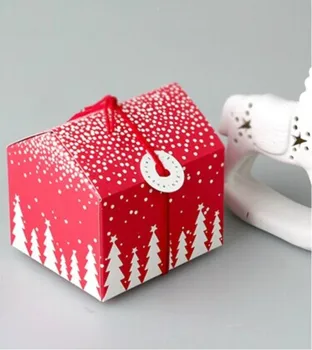 PASAYIONE Kūrybos Namų Formos Canddy Dėžės Cupcake Konteineriai Kalėdų Popieriaus Dovanų Dėžutėje Tiekimo Saldainių, Sausainių Pūsti Paketas