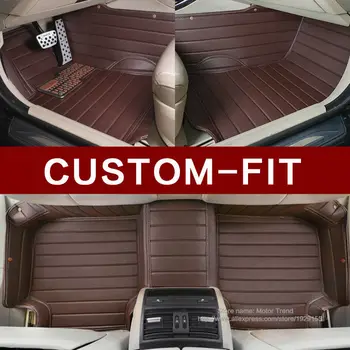 Pasirinktinis tilptų automobilio grindų kilimėliai Subaru Forester Outback Tribeca XV 3D automobilių stilius sunkiųjų visi oro kiliminė danga, grindų įdėklai