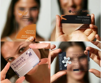 Pasirinktinių verslo kortelės spausdinimo pavadinimas aplankyti spausdinimo skaidrios pvc post kortelės plastikinės vizitinės kortelės puikus kokybės