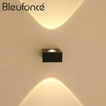 Patalpų Aliuminio LED Sienos Lempos Šiuolaikinių Namų Puošybai Apšvietimo Sienos Sconce Miegamojo Kambarį Šviesos AC85-265V Sieniniai Šviestuvai BL150