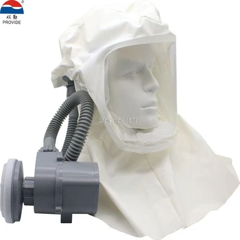 PATEIKTI Elektros oro tiekimo respiratorius veido kaukė Mobilus Įkrovimo Didelės Galios visą veidą respiratorius Gaubtu Visuma, apsaugos kaukė