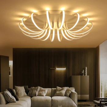 Paviršinio montavimo lubų šviesos šviestuvas, miegamojo kambarį Akrilo lubų lempa Dekoratyvinių lempų gaubtų Lamparas de techo