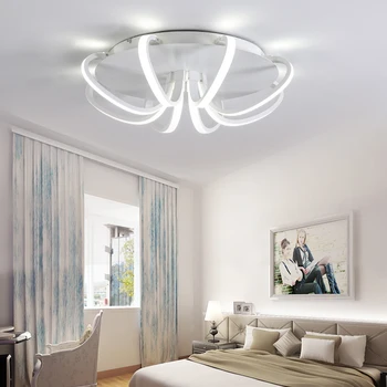 Paviršinio montavimo lubų šviesos šviestuvas, miegamojo kambarį Akrilo lubų lempa Dekoratyvinių lempų gaubtų Lamparas de techo