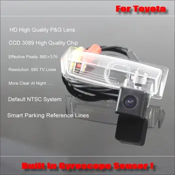 Pažangi Stovėjimo Dainos Galinio vaizdo Kamera Toyota Vios / Yaris Sedanas Atsarginės Atvirkštinio NTSC RCA AUX HD 