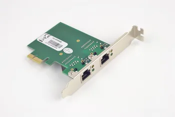 PCI-E X1 Dual Port 1000Mb Gigabit Ethernet NIC Kortelės Chipset už 