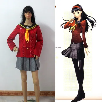 Persona 4 Amagi Yukiko Mokyklos Vienodos Cosplay Kostiumų Užsakymą Karnavalas Helovinas Anime cosplay kostiumas