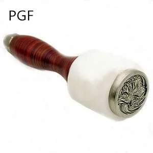 PGF raižyti odos rankena cilindrų nailono trumpas kūjis odos graviravimo įrankis