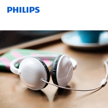 Philips SHL4405 Bass Laidinis Ausinių su Mikrofonu Laidas Kontrolės Triukšmo Mažinimo Galaxy 8 Huawei Oficialus Testas