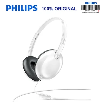 Philips SHL4405 Bass Laidinis Ausinių su Mikrofonu Laidas Kontrolės Triukšmo Mažinimo Galaxy 8 Huawei Oficialus Testas