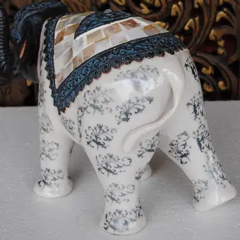 Pietryčių Azijos stiliaus derva, amatų, verslo dovanos, namų aksesuarai viešbutis papuošalai kambarį apdaila dramblys papuošalai