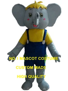 Pilka dramblys talismanas kostiumas animacinių filmų dramblys užsakymą suaugusiųjų dydis animacinį personažą cosplay karnavalas kostiumas 3266