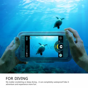 Pixco 30M atsparus Vandeniui Atveju Tiktų iPhone 6 i7 Plaukimo, Nardymo Bluetooth Rankena Nuotolinis Valdymas Telefono Atvejais padengti Samsung S8, S7