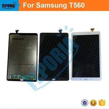 Planšetinio kompiuterio LCD Samsung Galaxy Tab E 9.6 SM-T560 T560 T561 Ekranas +Touch Ekranas skaitmeninis keitiklis Stiklo Surinkimo Skydelis LCD Combo