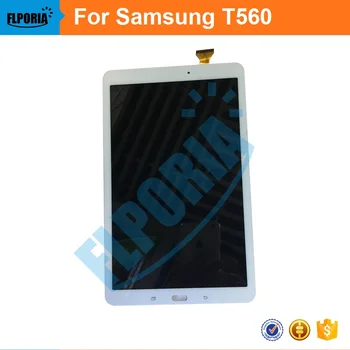 Planšetinio kompiuterio LCD Samsung Galaxy Tab E 9.6 SM-T560 T560 T561 Ekranas +Touch Ekranas skaitmeninis keitiklis Stiklo Surinkimo Skydelis LCD Combo