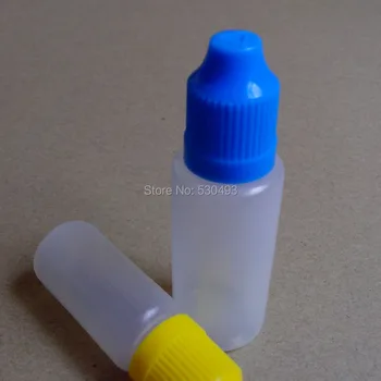 Plastikiniai 15ml Užkratas Butelių Skysčio Užkratas Butelis Tuščias 15ml Plastikinių Butelių Akių Butelis Su Childproof Bžūp Daugiaspalvis