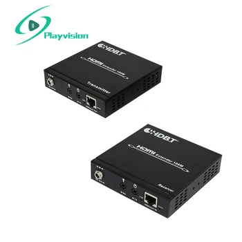 Playvision Aukštos Kokybės HD BaseT HDMI Extender 100m per Cat5e/Cat6 4K 3D 1080P IR RS-232 HD Įrangos 100(W) X 100 (D) X 25 (H)