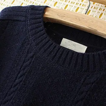 Plius dydis žiemos moterims megztiniai O-kaklo džemperis 2017 atsitiktinis Megzti megztinis vilnos moterų 4XL chaki rausvos spalvos, purus megzti viršūnes AS95