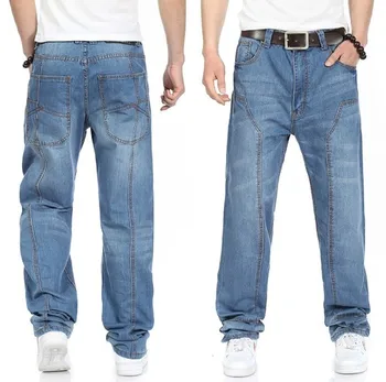 Plus size 30-42 (juosmens st. 106.6 cm) m. pavasario ir vasaros naujų didelių metrų asmenybės džinsai