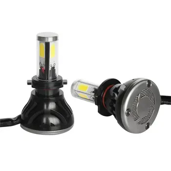 Pora Cob LED Žibintų Lemputės Konversijos Rinkinys All-in-one -H4-9003-HB2 (H/L)- 40W 4000LM (x2) 6000K Šviesa su Rainproof Vairuotojas