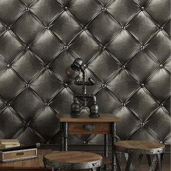 Prabanga Dirbtiniais Odos 3D Tapetai Sienos kambarį Lova, kambario Sienos Popieriaus Ritinį Fone sienų dangos Papel de parede