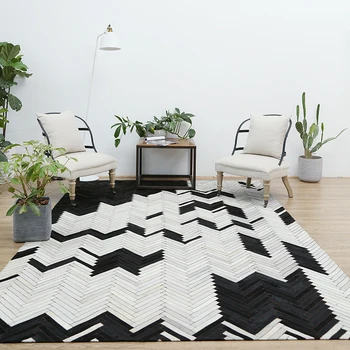 Prabanga karvės odos seamed kilimas , 160*230cm originali natrual cowskin kilimų, pledas kambarį miegamojo dekoratyviniais žemės kilimėlis
