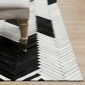 Prabanga karvės odos seamed kilimas , 160*230cm originali natrual cowskin kilimų, pledas kambarį miegamojo dekoratyviniais žemės kilimėlis