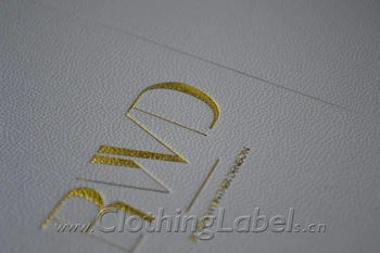 Prabanga specialaus popieriaus pakabinti tegus, aukso štampavimo pakabinti tegus su specialios linijos