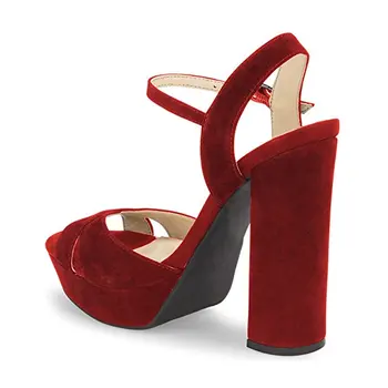Pradinis tikslas Super Elegantiškas Moterų Sandalai Atidaryti Tne Aikštėje Aukštakulniai Sandalai Juoda Kupranugaris Vyno Raudoni Batai Moteris Plus JAV Dydis 4-15
