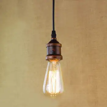 Pramonės Perdirbto retro viena galva Buster Kabo Pakabukas Lempa su Edison lemputės|Virtuvės Spintoje Šviesos apšvietimas