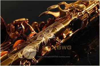 Prancūzija Rollinsax Q3 E Alto Butas Saksofonas Pučiamieji Instrumentai Kūno Aukso Lako Suaugusiųjų Alto Saksofonas su Oda Atveju
