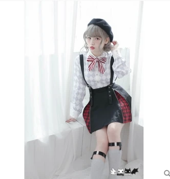 Princesė saldus lolita sijonai Dolly Delly originalaus dizaino Harajuku petnešos sijonas Japonijos minkštas sesuo sijonas Dolley-0069