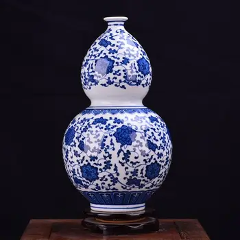 Pristatymas Jingdezhen keramika, antikvariniai porceliano vaza gėlių papuošalai amatų papuošalus, yra Namo Buto gyvenamasis kambarys