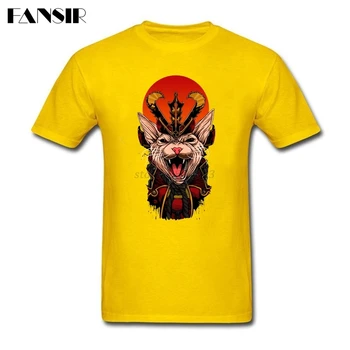 Pritaikyta T Marškinėliai Vyrams Samurajų Kova Verkti Vyrų T-shirt Medvilnės, trumpomis Rankovėmis Vaikinai Vasaros Tees