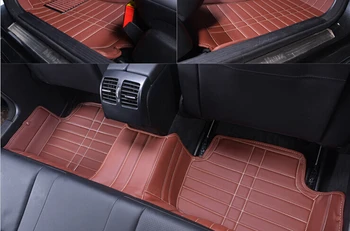 Pritaikyti specialių automobilių grindų kilimėliai Dešinėje Ratai BMW X5 F15 5seats 2017-Lengva valyti, gerai tinka kilimams,Nemokamas pristatymas