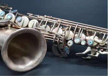 Profesinės Prekės Priemones Kinija WES-2018 Alto Saksofonas E. Butas Unikalūs Antikvariniai Vario, Žalvario Sax Eb Melodija Saxofone