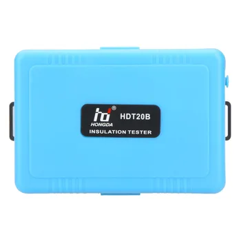 Profesionali HD HDT20B Izoliacijos Varža Testeris, Matuoklis Megohmmeter Voltmeter 2500V w/ LCD Apšvietimas