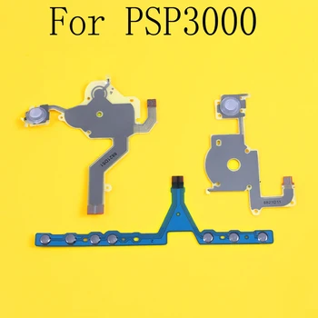 PSP 3000 Kairėn, Dešinėn Mygtuką Funkcijos Mygtukai Pradėti Namo Tūris PCB Grandinės Klaviatūra Flex Kabelis Pilnas Komplektas Už PSP3000, 30pcs