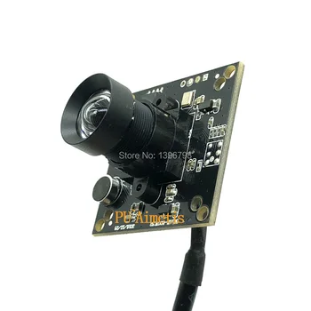 PU'Aimetis 1080P 32*32 mm, Pramonės Stebėjimo kamera 5MP HD 30FPS Linux uv-C USB kameros modulis Su garso