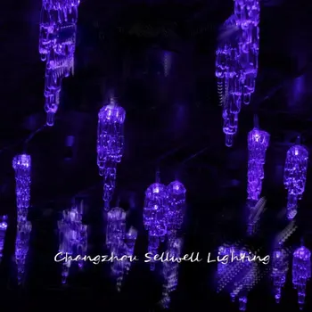 PUIKIAI!LED festivalis apšvietimo viešbutis parduotuvėje ledkalnio star lempos H010(1)