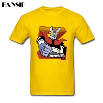 Puikus Anime Mazinger Z, T-marškinėliai, vyriški trumpomis Rankovėmis Minkštos Medvilnės Vyrų Marškinėlius Prekės ženklo Drabužių 3XL
