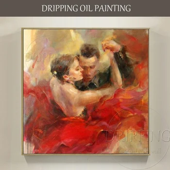 Puikus Menininkas Rankomis dažyti Impresionistų Šokėja Naftos Tapyba ant Drobės Dydį Ispanijos Šokėja, Šokių Portretas Naftos Tapyba