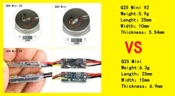 Q25 MINI V2 VTX+KAMERA 25mw 16ch Siųstuvas 800tvl coms Kamera 90GT Super Mini FPV Drone F19938