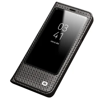 QIALINO Atveju, Samsung Galaxy S8 & S8 Plus Smart View Apversti Originali Odos Padengti Samsung S8 su Miego Pabusti Funkcija