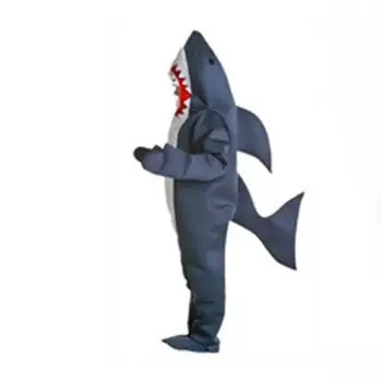 Qijun Naujas Cosplay Helovinas kostiumas cartoon jūros gyvūnų ryklys kostiumas vaikams ir suaugusiems