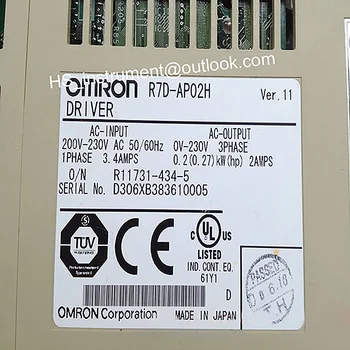 R7D-AP02H OMRON R7D-AP02H SERVO DRIVE R7D AP02H USED TESTED