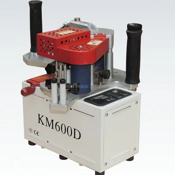 Rankinis egde bander mašina su greičio kontrolės modelis signalinis įrenginys su CE/anglų vadovas KM600D