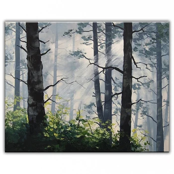 Rankomis dažyti aliejus, dažymo, Namų dekoravimas, tapyba aukštos kokybės kraštovaizdžio peilis tapybos nuotraukas WX15042220