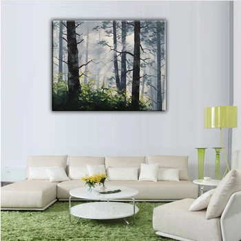 Rankomis dažyti aliejus, dažymo, Namų dekoravimas, tapyba aukštos kokybės kraštovaizdžio peilis tapybos nuotraukas WX15042220